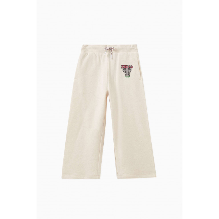 KENZO KIDS - Logo Jogging Pants in Cotton Blend