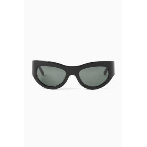 Karen Wazen - Swim Sunglasses in Acetate Black