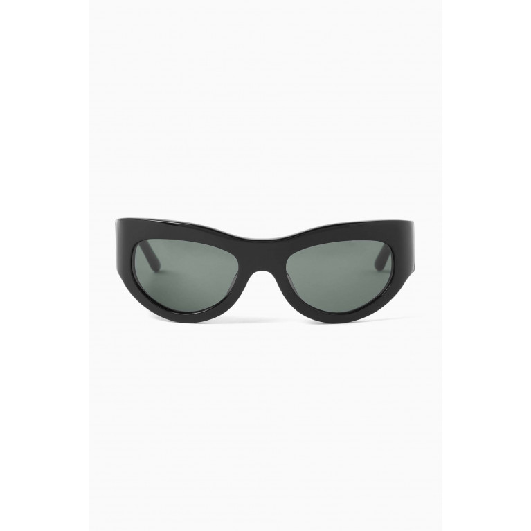 Karen Wazen - Swim Sunglasses in Acetate Black