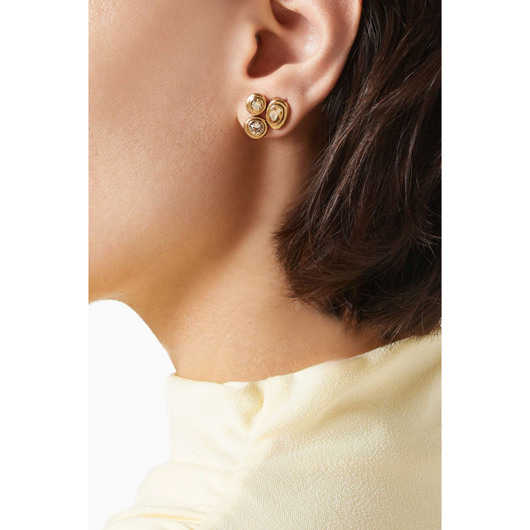 Oscar de la Renta - Gumdrop Button Stud Earrings