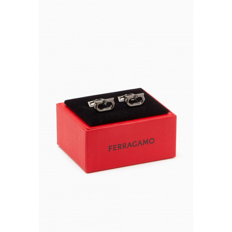 Ferragamo - Ganmax Cufflinks in Stainless Steel