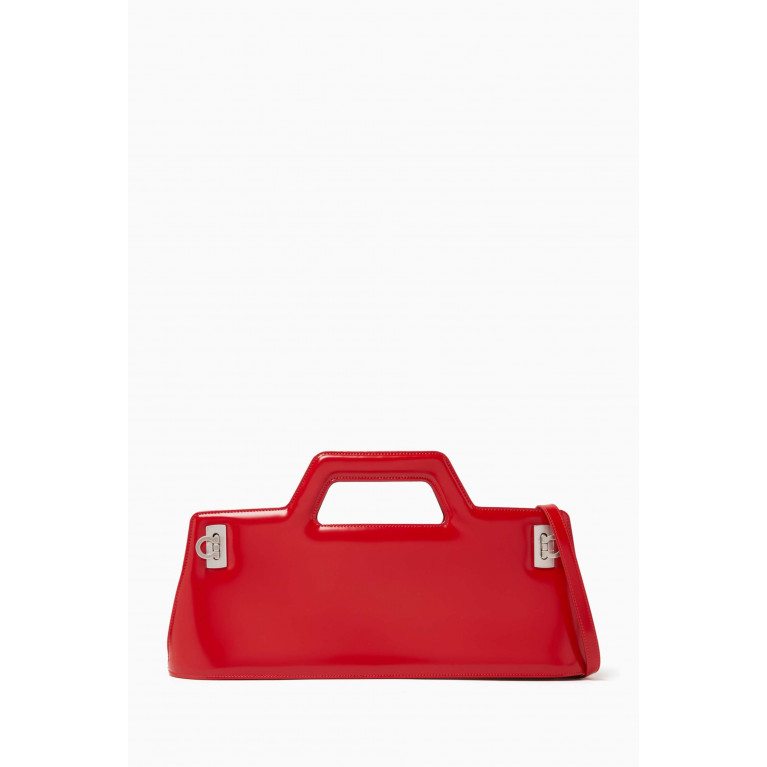 Ferragamo - Wanda Top-handle Bag in Patent Leather