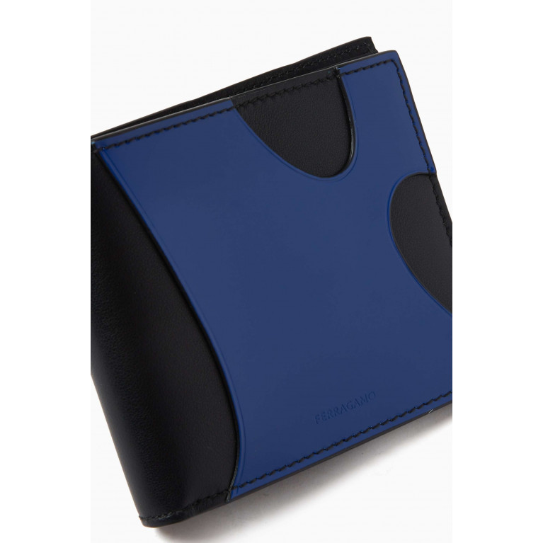 Ferragamo - Cut-out Bi-fold Wallet in Leather