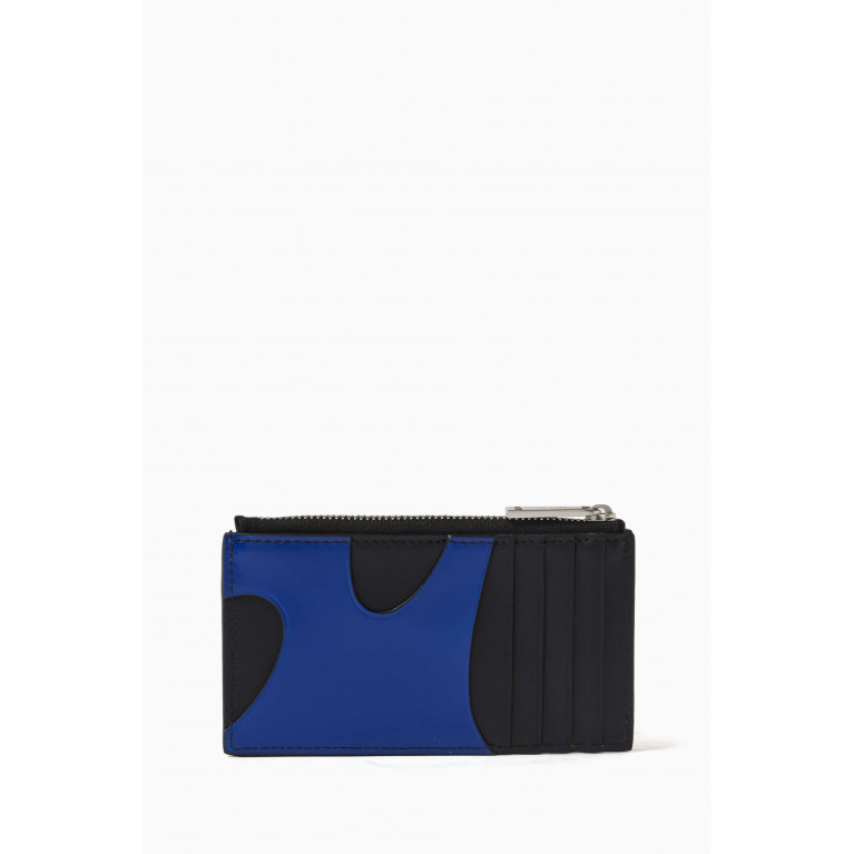 Ferragamo - Cut-out Zippered Card Case in Leather