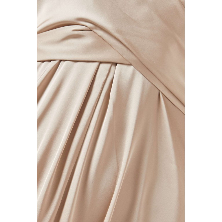 Hashimi - Wrap Dress Neutral