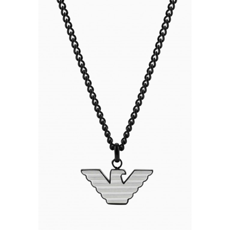Emporio Armani - EA Eagle Essential Necklace in Stainless Steel
