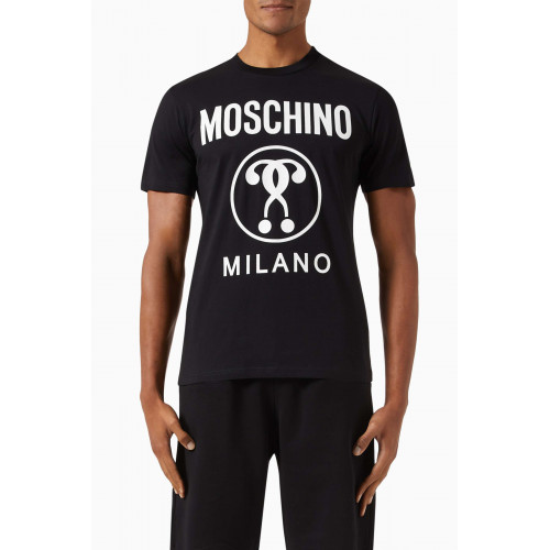 Moschino - Logo T-shirt in Cotton Jersey