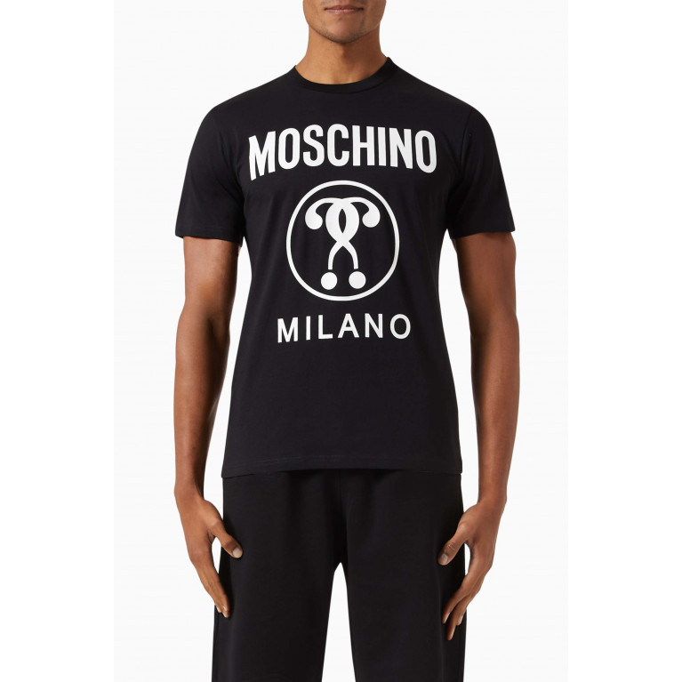 Moschino - Logo T-shirt in Cotton Jersey