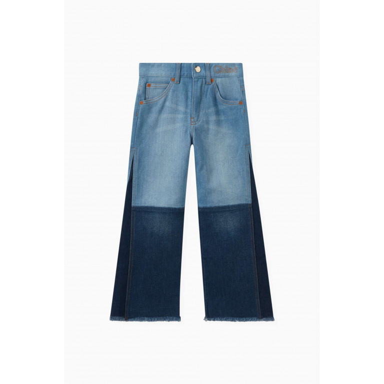 Chloé - Two-Tone Jeans in Denim