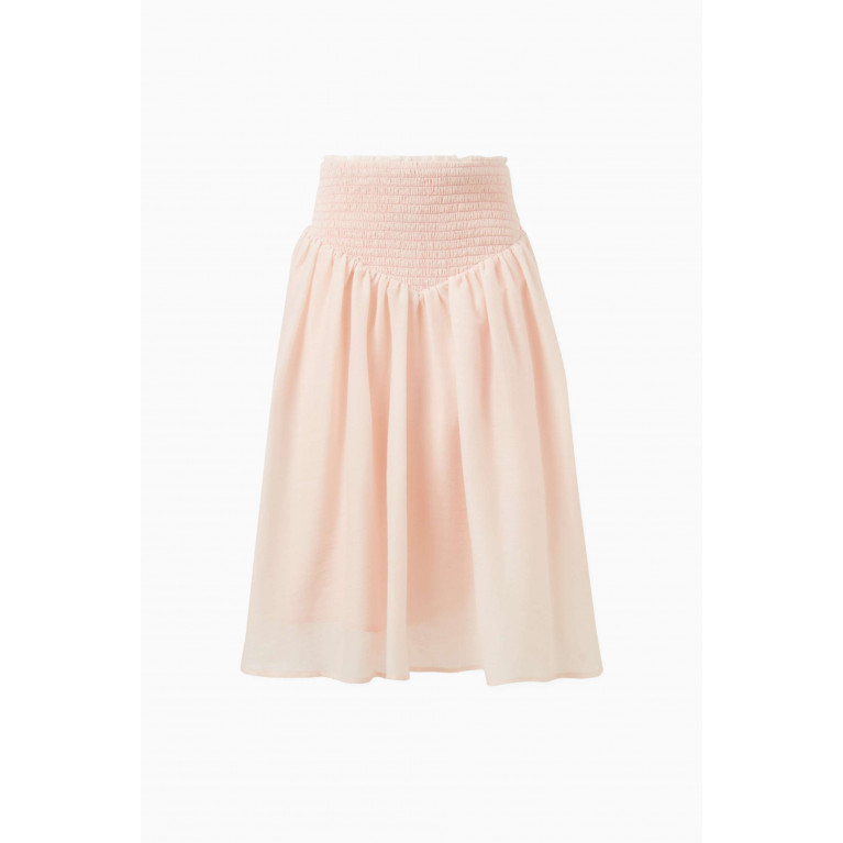 Chloé - Smocked Skirt in Wool