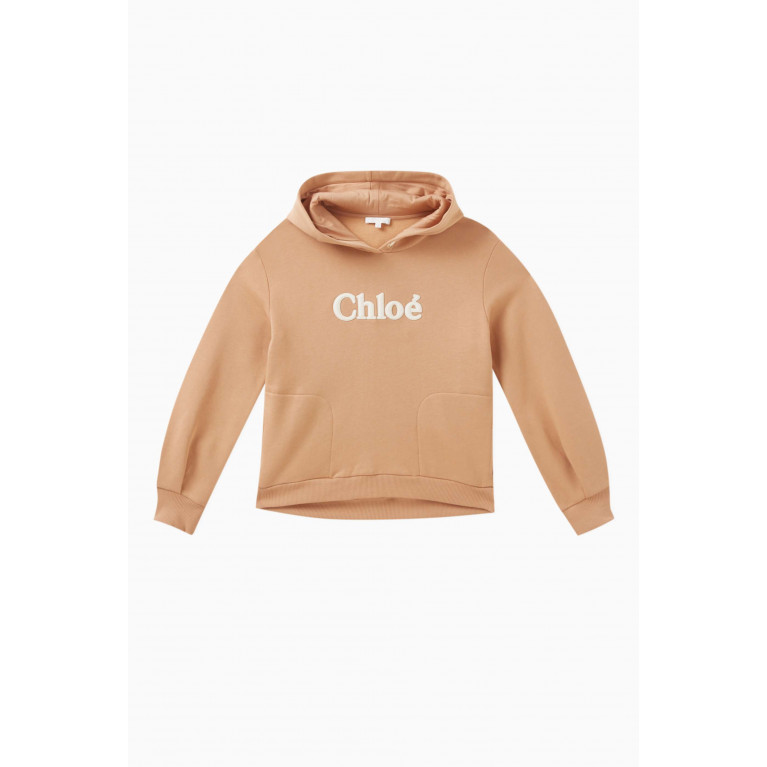 Chloé - Logo Hoodie in Cotton