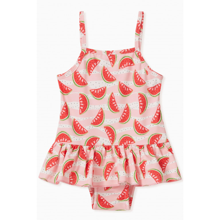 NASS - Watermelon Print One-piece Swimsuit Pink