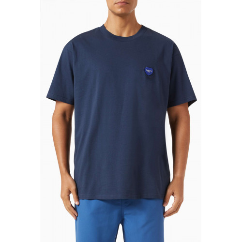 Carhartt WIP - Double Heart T-shirt in Cotton Jersey Blue