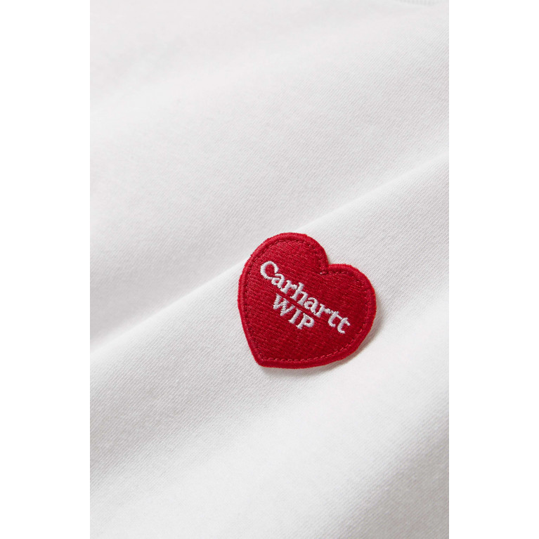 Carhartt WIP - Double Heart T-shirt in Cotton Jersey White