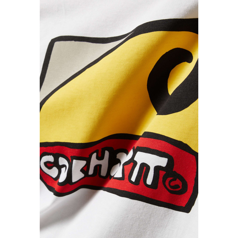 Carhartt WIP - Fibo T-shirt in Organic Cotton Jersey White