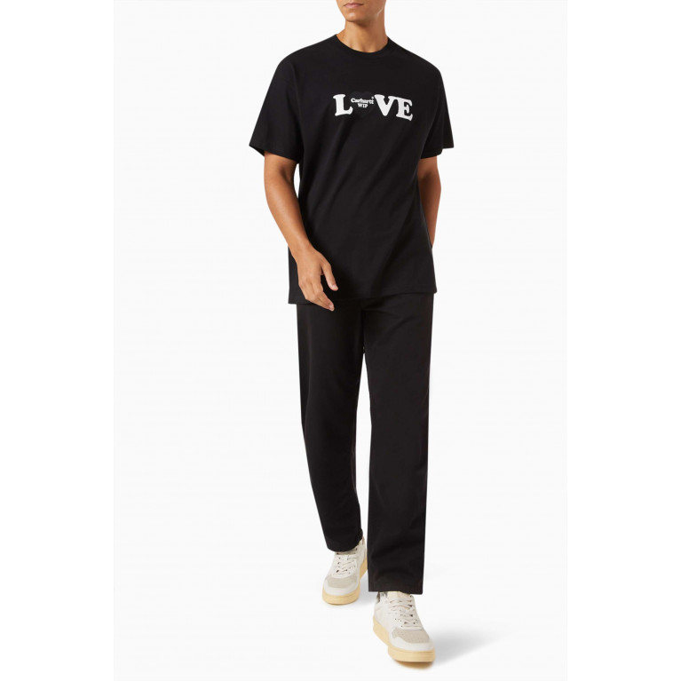Carhartt WIP - Love T-shirt in Cotton Jersey Black