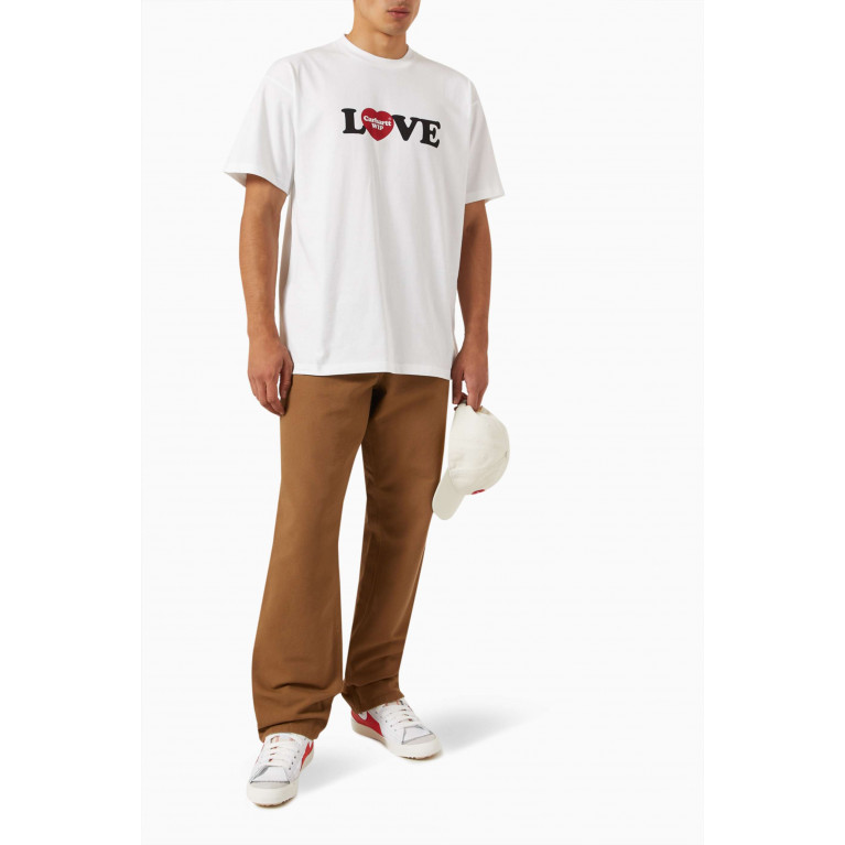 Carhartt WIP - Love T-shirt in Cotton Jersey White
