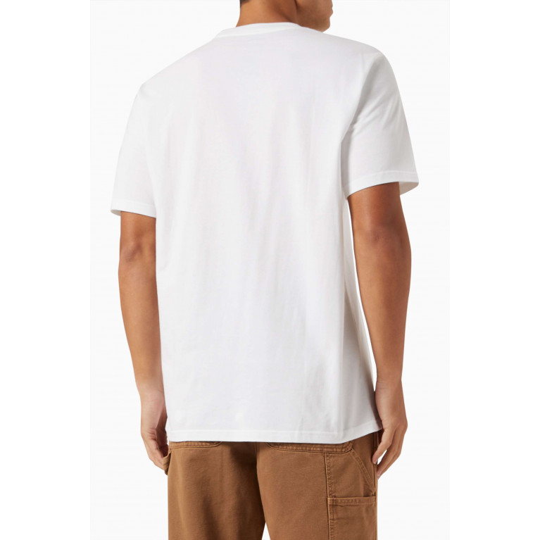 Carhartt WIP - Liquid Script T-shirt in Cotton Jersey White