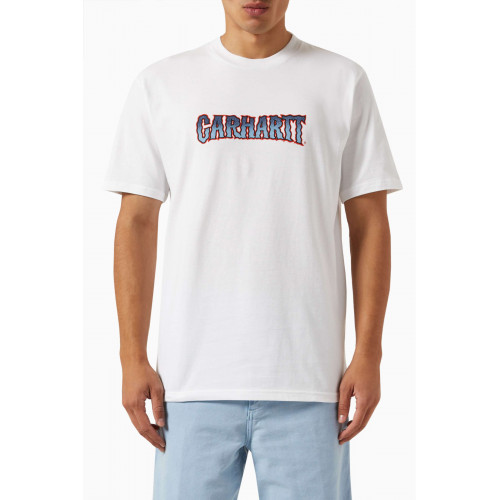Carhartt WIP - Slow Script T-Shirt in Cotton Jersey White