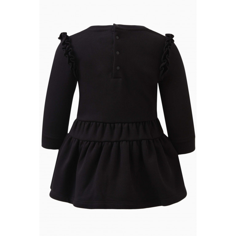 Givenchy - Logo Print Dress in Cotton-blend Black