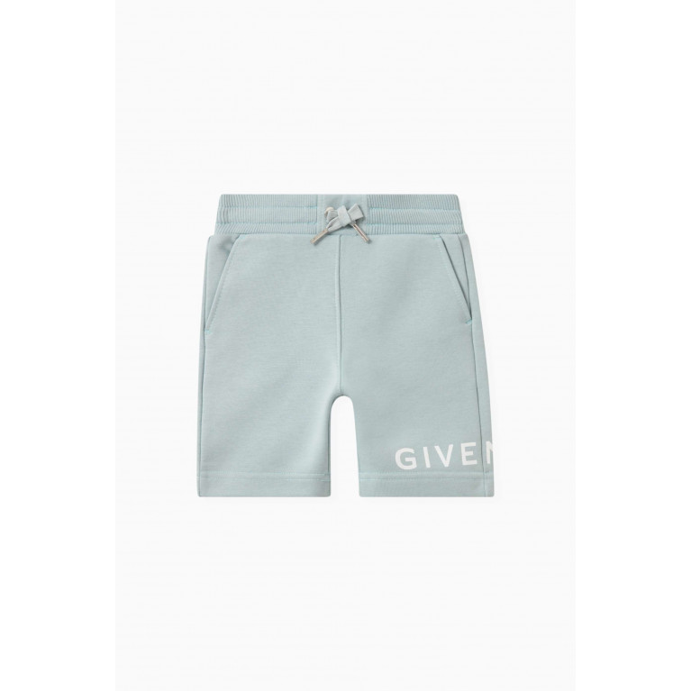 Givenchy - Logo Print Shorts in Cotton