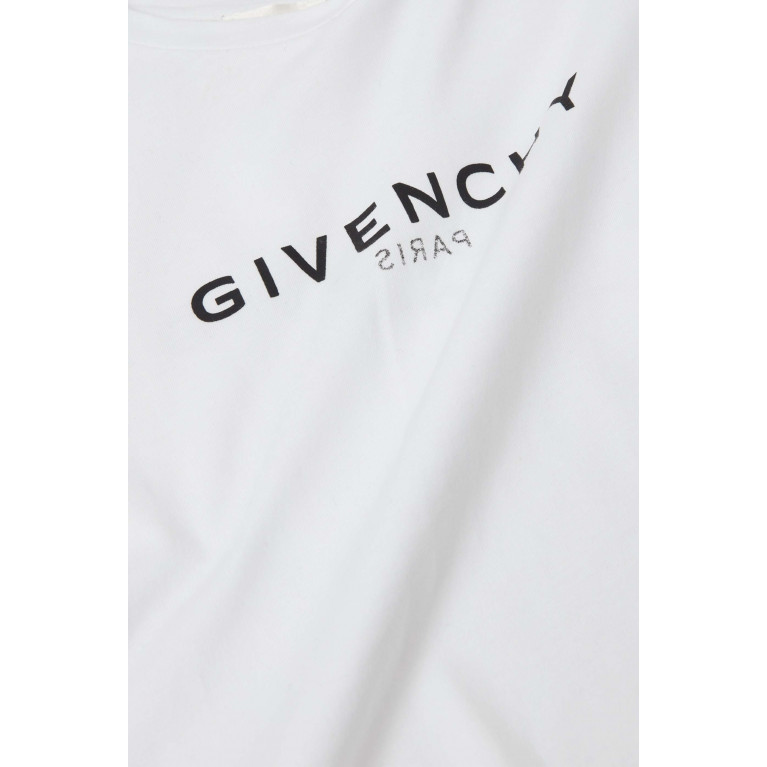 Givenchy - Logo-print Ruffled T-shirt in Cotton
