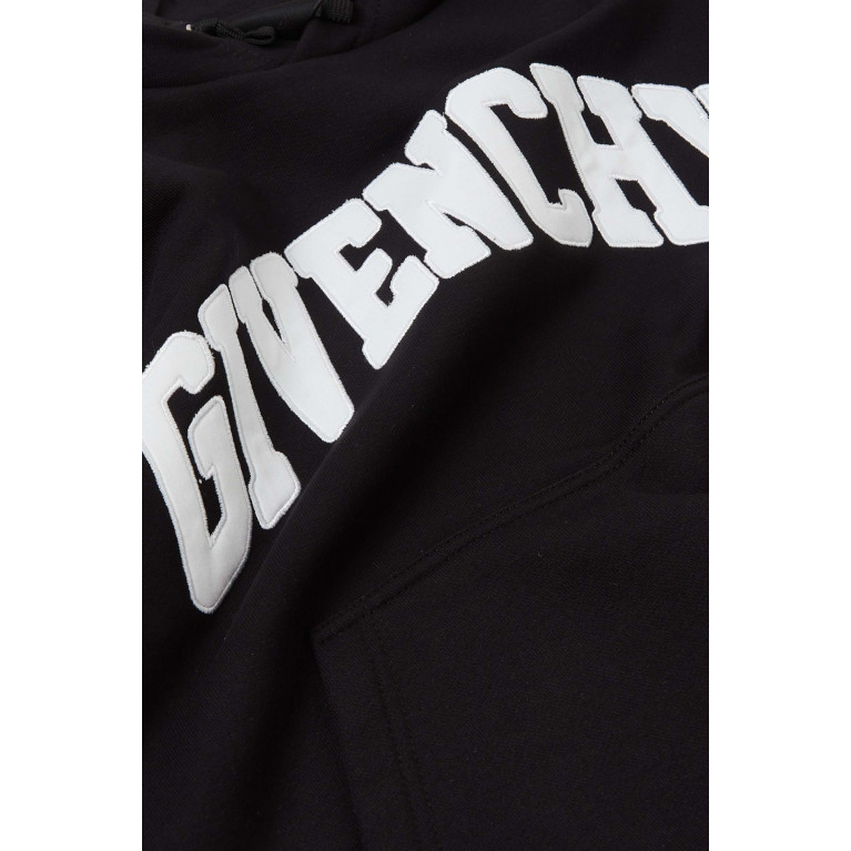 Givenchy - Logo-embroidered Hoodie in Cotton