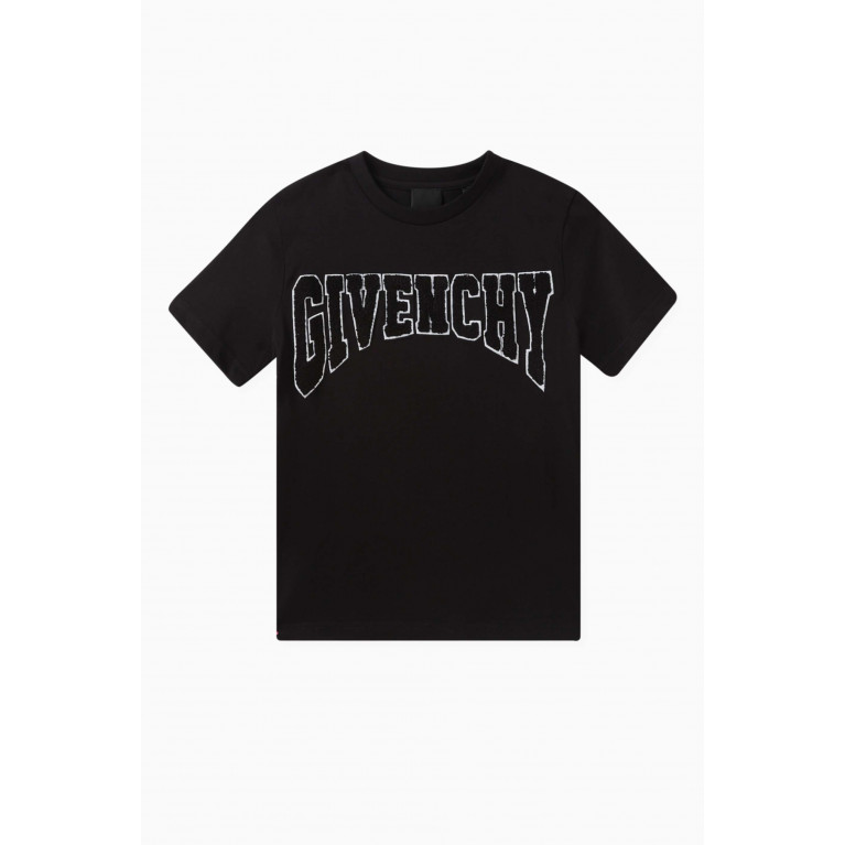 Givenchy - Logo-patch T-shirt in Cotton Black