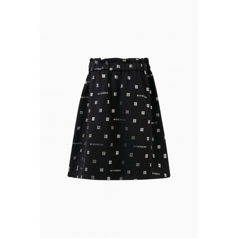 Givenchy - Logo-print Skirt in Cotton