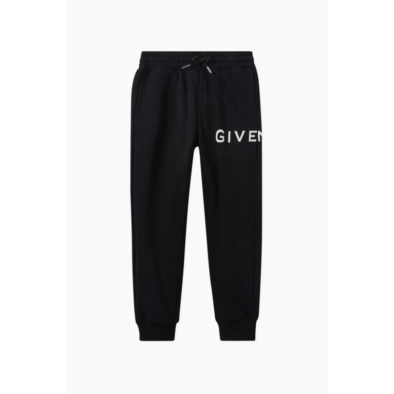 Givenchy - Logo-print Sweatpants in Cotton Black