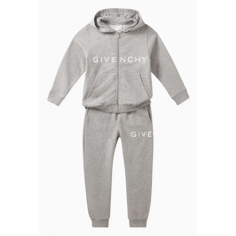 Givenchy - Logo-print Sweatpants in Cotton Grey