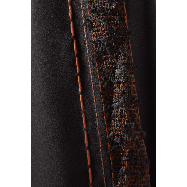 Merras - 3-piece Embroidered Abaya Set