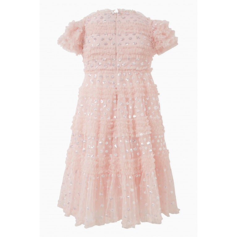 Needle & Thread - Vivian Embellished Dress in Tulle Pink