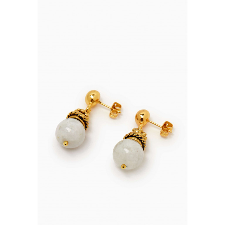Mon Reve - Zetian Earrings in Gold-plated Brass