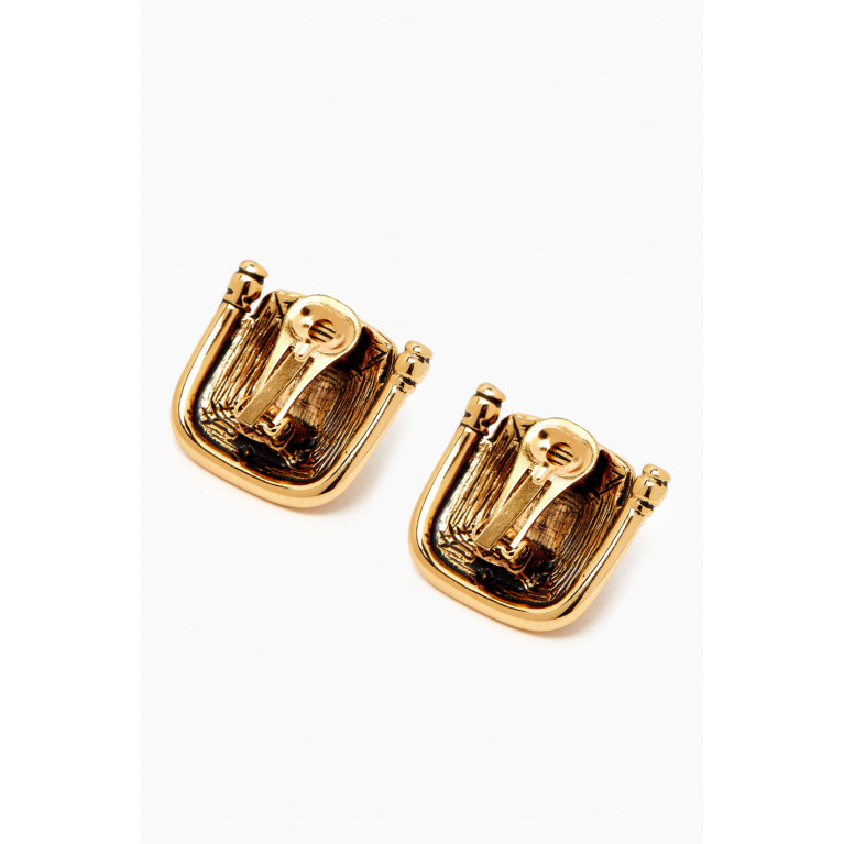 Mon Reve - Della Clip-on Earrings in Gold-plated Brass