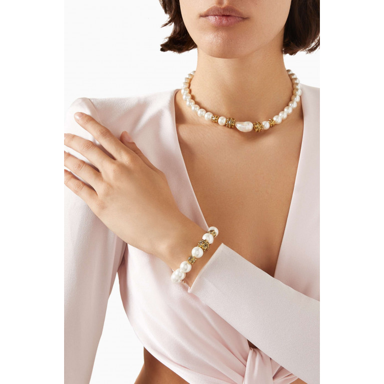 Mon Reve - Sincere Choker Necklace in Gold-plated Brass