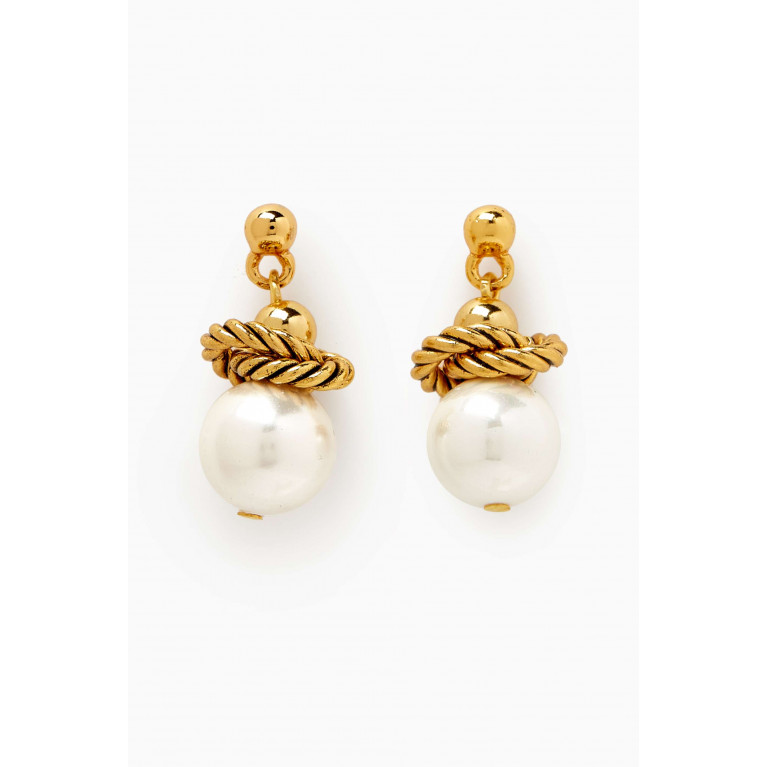 Mon Reve - Audrey Earrings in Gold-plated Brass