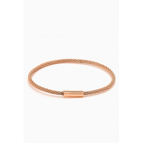 Roderer - Giacomo Cable Bracelet in Stainless Steel Rose Gold