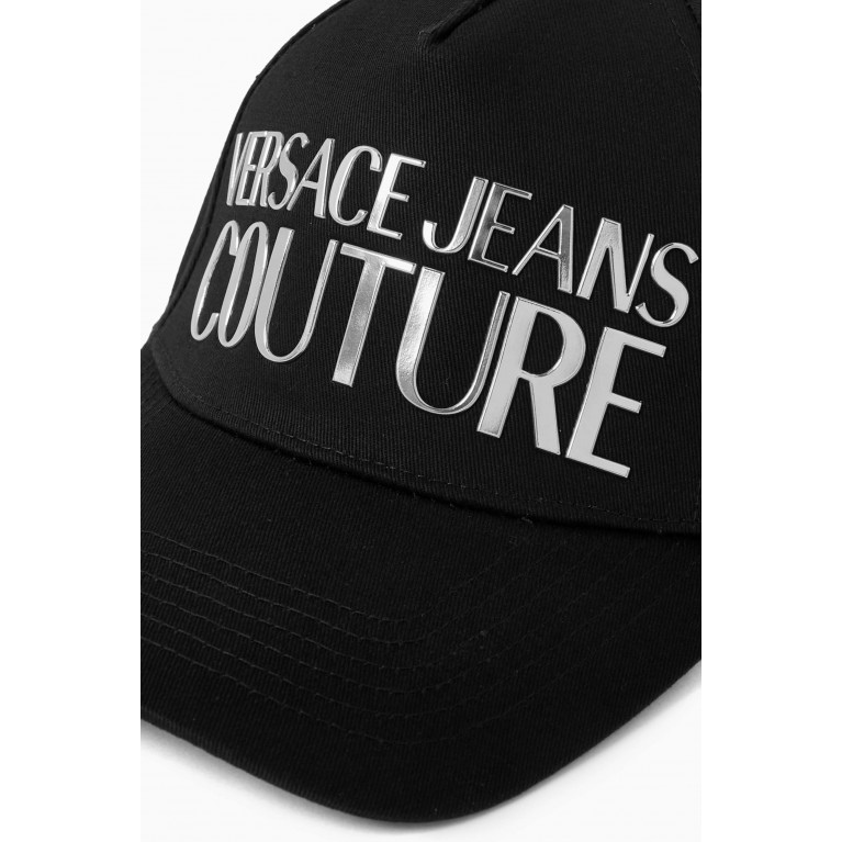 Versace Jeans Couture - Logo Baseball Cap in Cotton Black