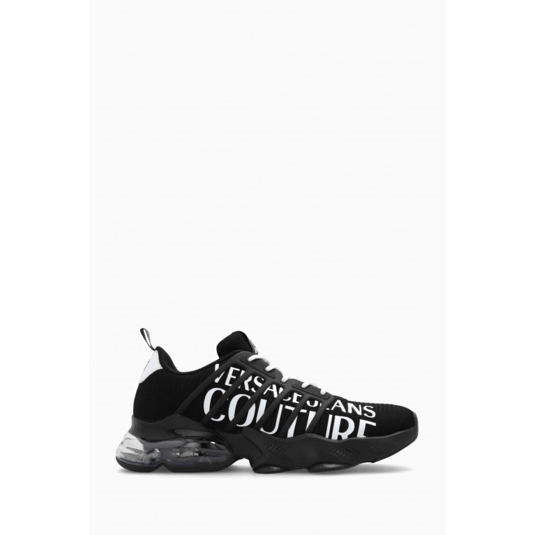 Versace Jeans Couture - Logo Chunky Sneakers in Synthetic Black