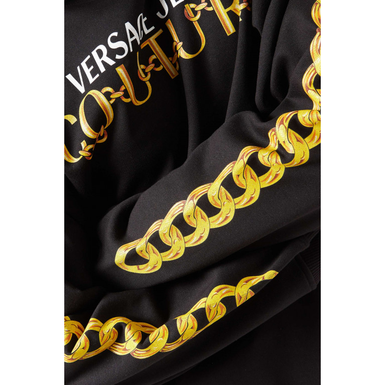 Versace Jeans Couture - V-Emblem Leaf Sweatshirt in Cotton