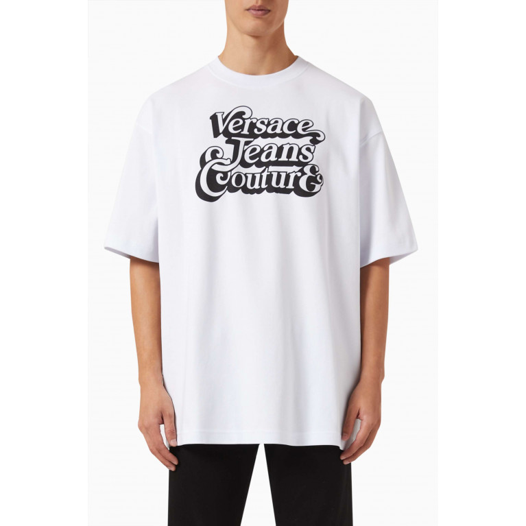 Versace Jeans Couture - Graphic Logo T-shirt in Cotton