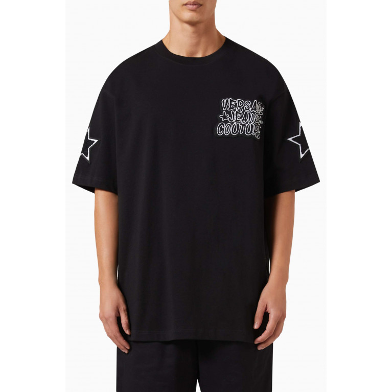 Versace Jeans Couture - Logo T-shirt in Cotton Jersey