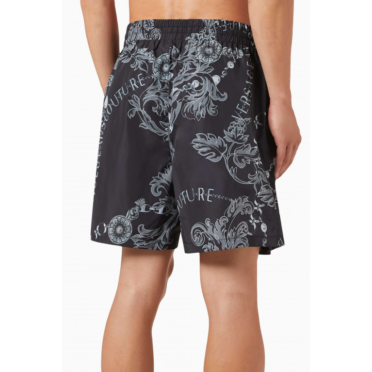 Versace Jeans Couture - Swim Shorts in Nylon Black