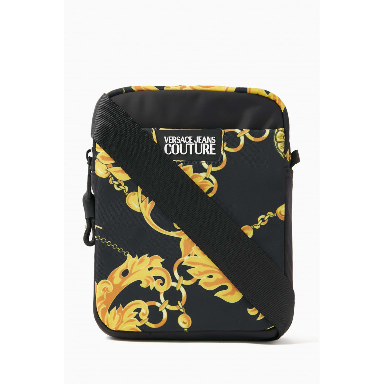 Versace Jeans Couture - Baroque Crossbody Bag in Nylon Gold