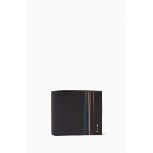 Paul Smith - Signature Stripe Block Billfold Wallet in Leather