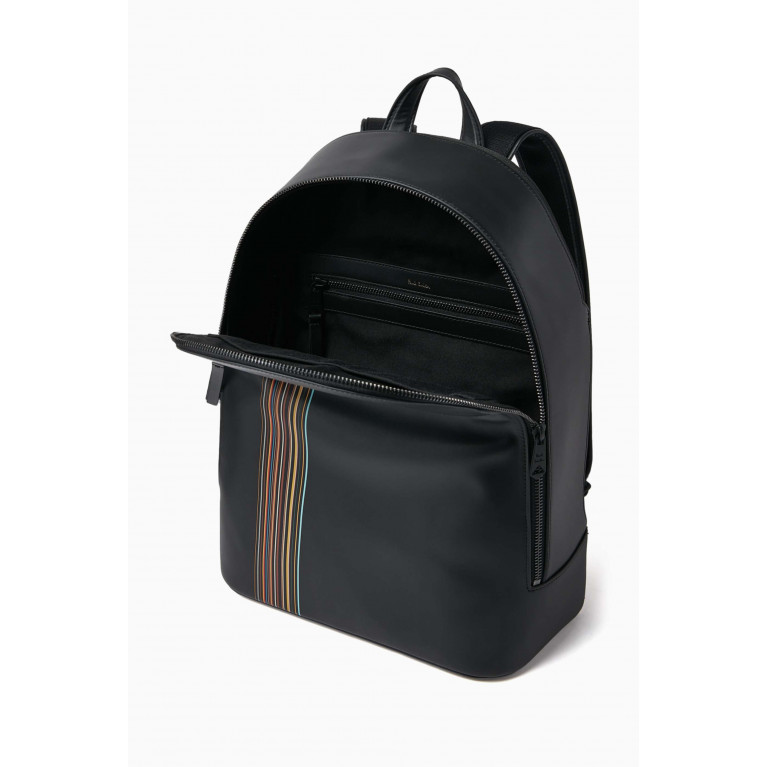 Paul Smith - Signature Stripe Backpack in Leather