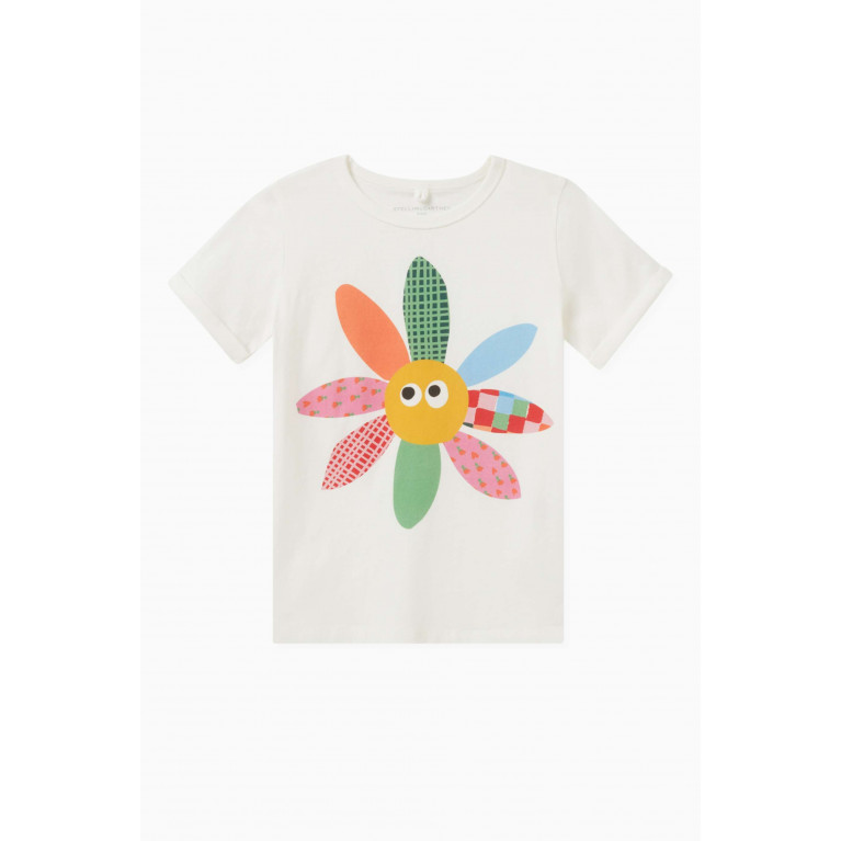 Stella McCartney - Flower Print T-shirt in Cotton