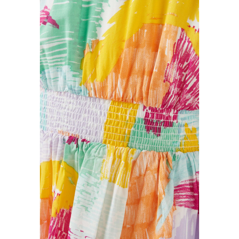 Stella McCartney - Abstract Doddle Print Dress in Viscose-Blend