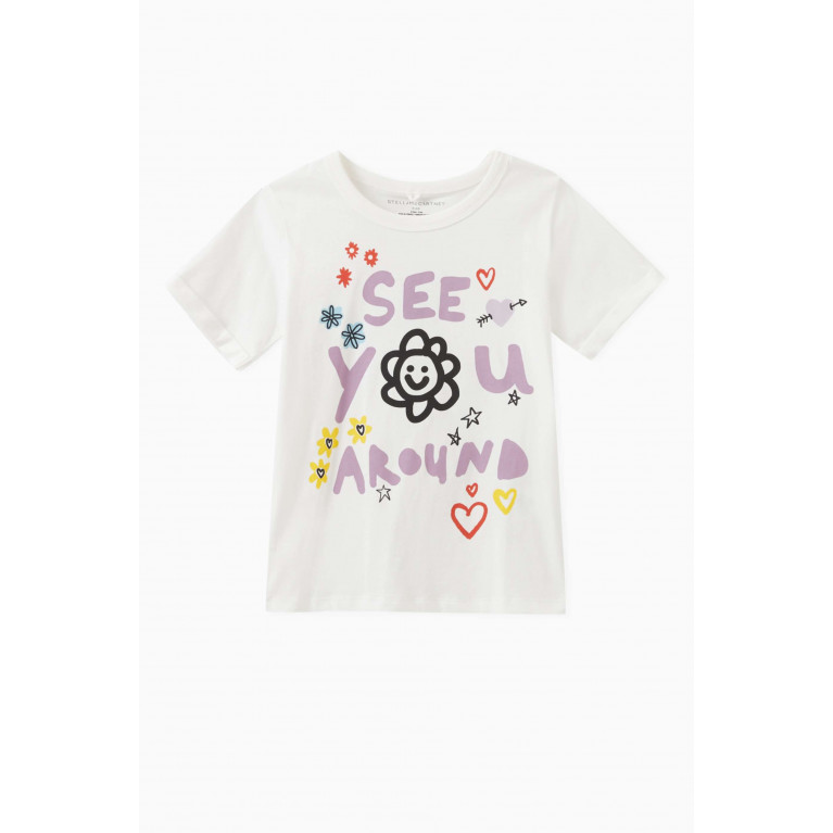 Stella McCartney - Graphic-print T-shirt in Cotton